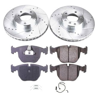 Callahan Brake Parts® - Drilled and Slotted Front Brake Kit