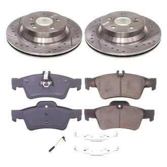 Callahan Brake Parts® - Drilled and Slotted Rear Brake Kit