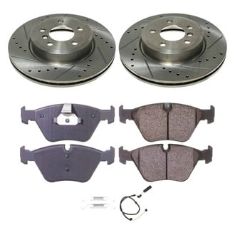 Callahan Brake Parts® - Drilled and Slotted Front Brake Kit