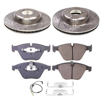 Callahan Brake Parts® - Drilled and Slotted Front Brake Kit