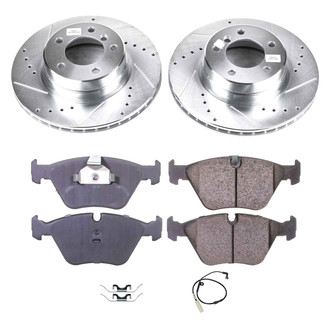 Callahan Brake Parts® - Drilled and Slotted Front Brake Kit