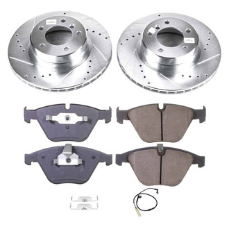 Callahan Brake Parts® - Drilled and Slotted Front Brake Kit