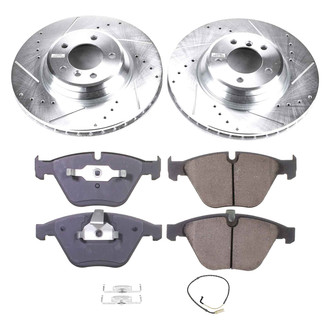 Callahan Brake Parts® - Drilled and Slotted Front Brake Kit