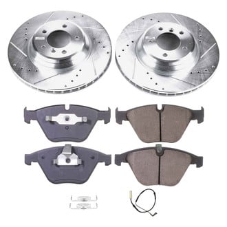 Callahan Brake Parts® - Drilled and Slotted Front Brake Kit