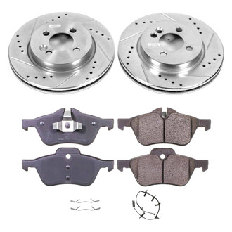 Callahan Brake Parts® - Drilled and Slotted Front Brake Kit