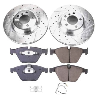 Callahan Brake Parts® - Drilled and Slotted Front Brake Kit