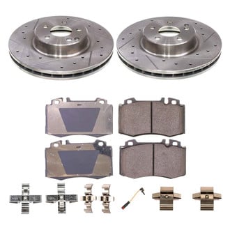 Callahan Brake Parts® - Drilled and Slotted Front Brake Kit