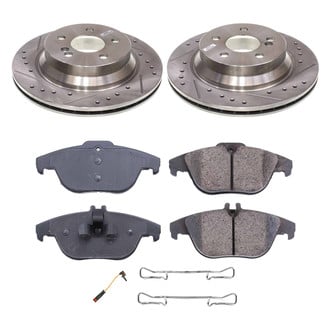 Callahan Brake Parts® - Drilled and Slotted Rear Brake Kit