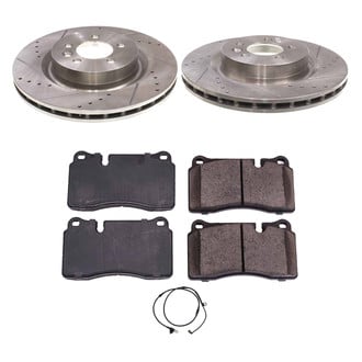 Callahan Brake Parts® - Drilled and Slotted Front Brake Kit