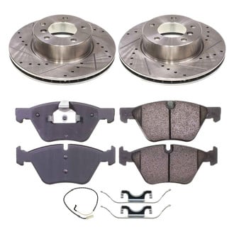 Callahan Brake Parts® - Drilled and Slotted Front Brake Kit