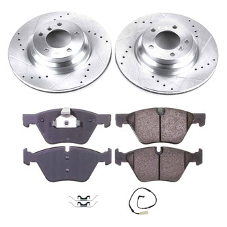 Callahan Brake Parts® - Drilled and Slotted Front Brake Kit