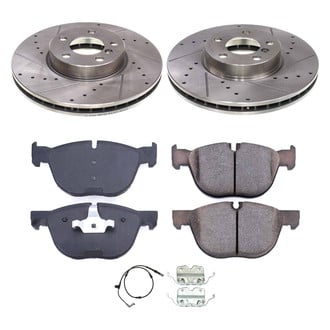 Callahan Brake Parts® - Drilled and Slotted Front Brake Kit