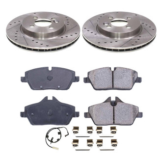 Callahan Brake Parts® - Drilled and Slotted Front Brake Kit