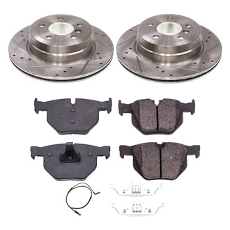 Callahan Brake Parts® - Drilled and Slotted Rear Brake Kit