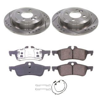 Callahan Brake Parts® - Drilled and Slotted Rear Brake Kit