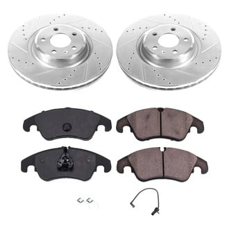 Callahan Brake Parts® - Drilled and Slotted Front Brake Kit
