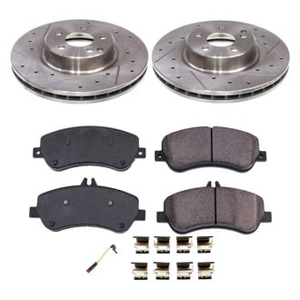 Callahan Brake Parts® - Drilled and Slotted Front Brake Kit