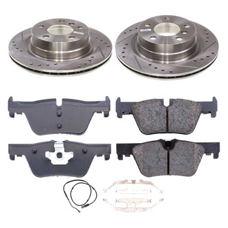 Callahan Brake Parts® - Drilled and Slotted Rear Brake Kit