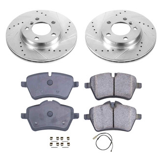 Callahan Brake Parts® - Drilled and Slotted Front Brake Kit