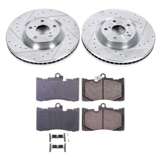 Callahan Brake Parts® - Drilled and Slotted Front Brake Kit