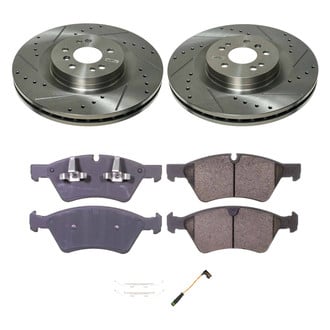 Callahan Brake Parts® - Drilled and Slotted Front Brake Kit