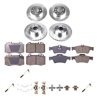 Callahan Brake Parts® - Drilled and Slotted Front and Rear Brake Kit