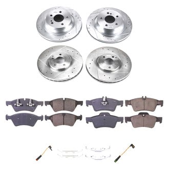 Callahan Brake Parts® - Drilled and Slotted Front and Rear Brake Kit