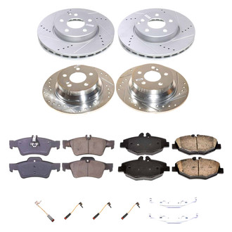 Callahan Brake Parts® - Drilled and Slotted Brake Kit