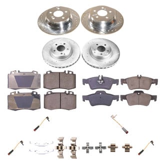 Callahan Brake Parts® - Drilled and Slotted Front and Rear Brake Kit
