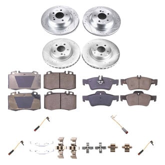 Callahan Brake Parts® - Drilled and Slotted Front and Rear Brake Kit