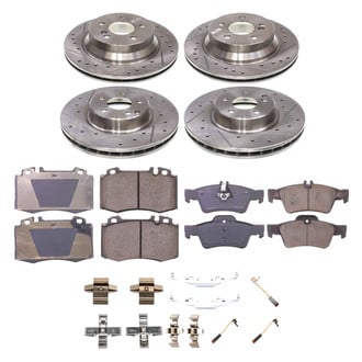 Callahan Brake Parts® - Drilled and Slotted Front and Rear Brake Kit