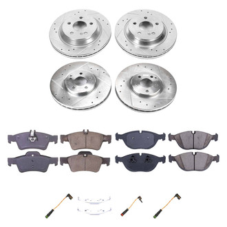 Callahan Brake Parts® - Drilled and Slotted Front and Rear Brake Kit