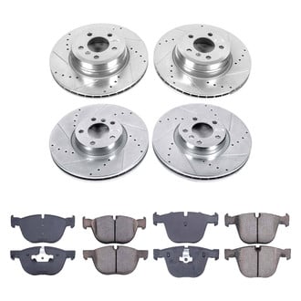 Callahan Brake Parts® - Drilled and Slotted Front and Rear Brake Kit