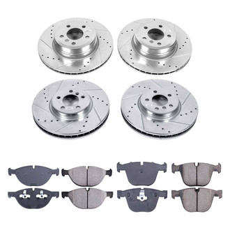 Callahan Brake Parts® - Drilled & Slotted Brake Kit