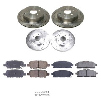 Callahan Brake Parts® - Drilled & Slotted Brake Kit
