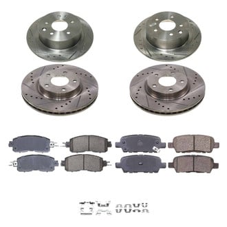Callahan Brake Parts® - Drilled & Slotted Brake Kit