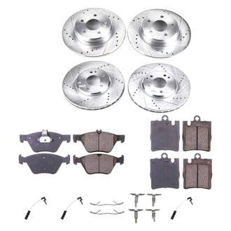 Callahan Brake Parts® - Drilled and Slotted Front and Rear Brake Kit