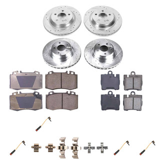 Callahan Brake Parts® - Drilled and Slotted Front and Rear Brake Kit