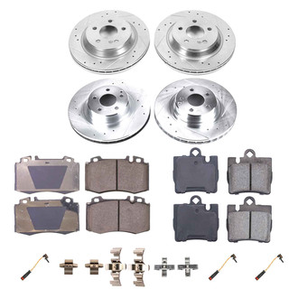 Callahan Brake Parts® - Drilled and Slotted Front and Rear Brake Kit