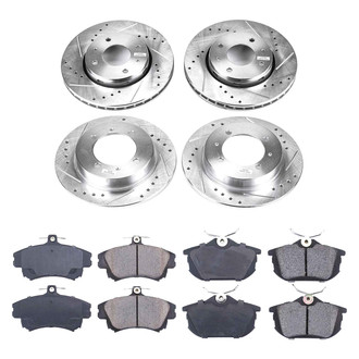 Callahan Brake Parts® - Drilled & Slotted Brake Kit