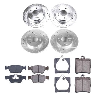 Callahan Brake Parts® - Drilled and Slotted Front and Rear Brake Kit