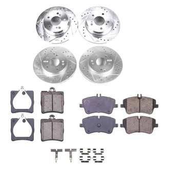 Callahan Brake Parts® - Drilled and Slotted Brake Kit