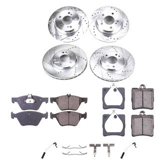 Callahan Brake Parts® - Drilled and Slotted Front and Rear Brake Kit