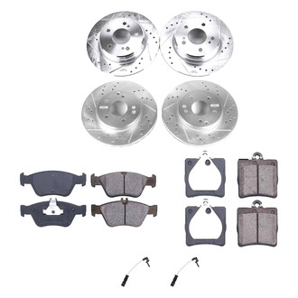 Callahan Brake Parts® - Drilled and Slotted Front and Rear Brake Kit