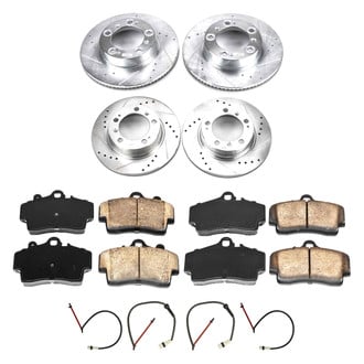 Callahan Brake Parts® - Drilled and Slotted Front and Rear Brake Kit