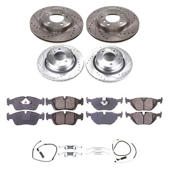 Callahan Brake Parts® - Drilled and Slotted Front and Rear Brake Kit