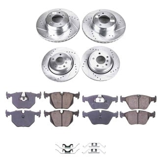 Callahan Brake Parts® - Drilled and Slotted Front and Rear Brake Kit