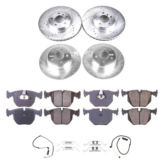Callahan Brake Parts® - Drilled and Slotted Front and Rear Brake Kit