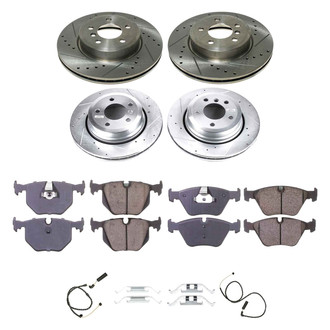 Callahan Brake Parts® - Drilled and Slotted Front and Rear Brake Kit