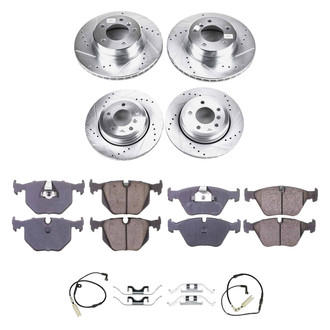Callahan Brake Parts® - Drilled and Slotted Front and Rear Brake Kit